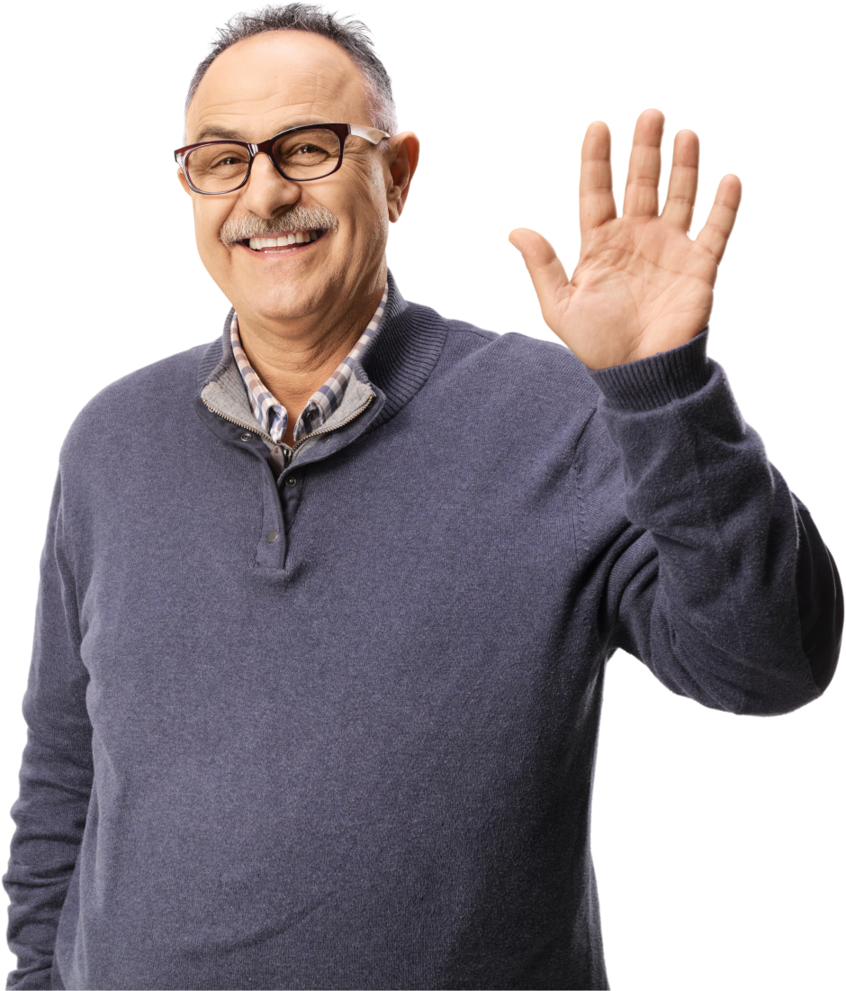 Smiling LifestyleRx patient waving